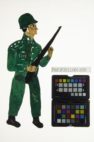  立身偶-軍人
