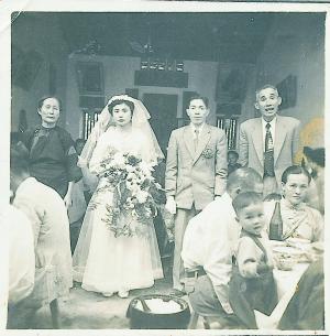 張鏡明、鍾菊英結婚喜宴